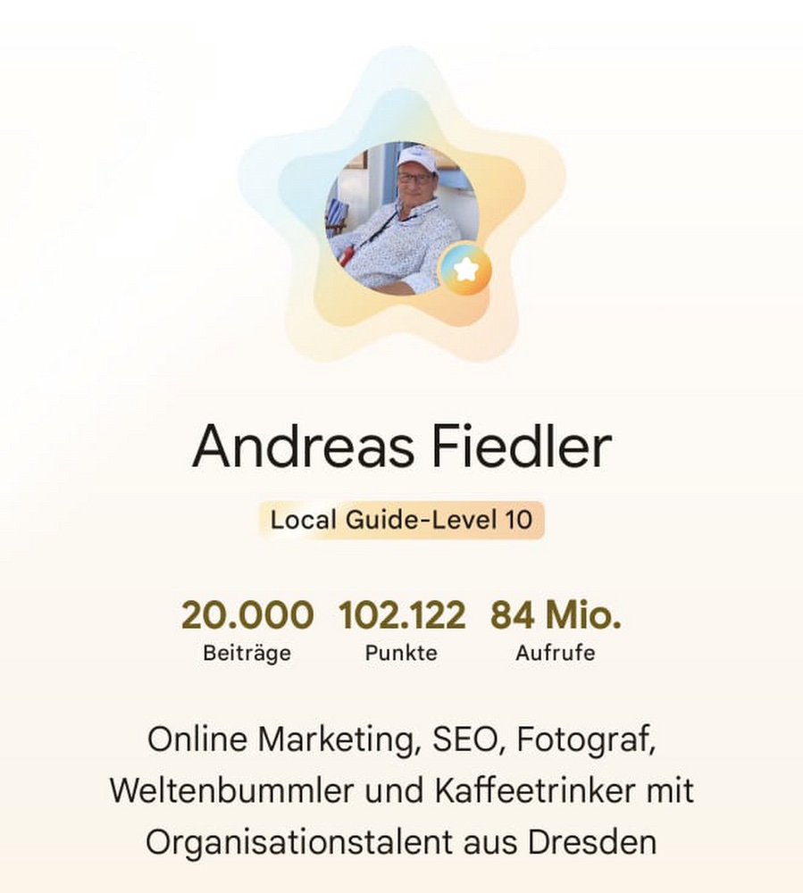 Local Guide Level 10 Profil 2026